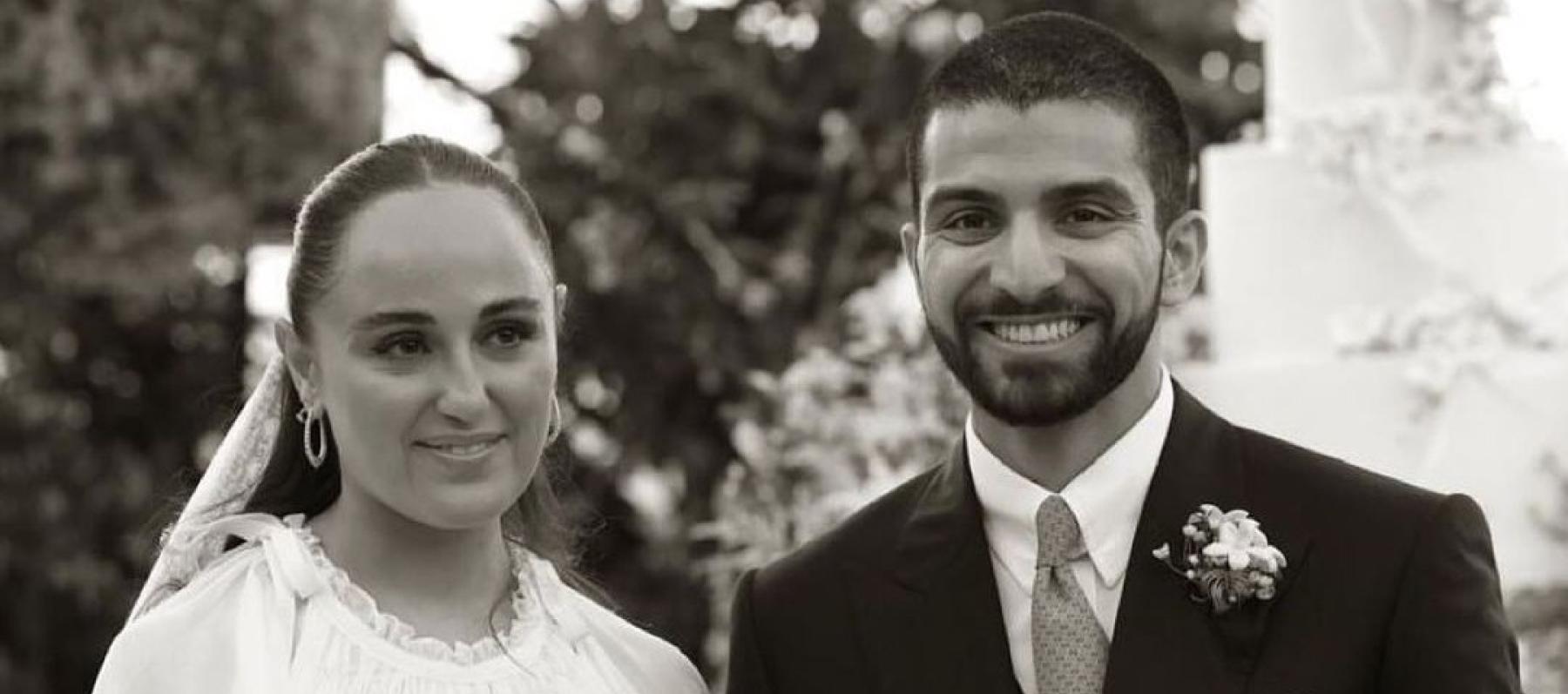 علي ناصر  جودة و عروسه تمارة - صورة من انستقرام