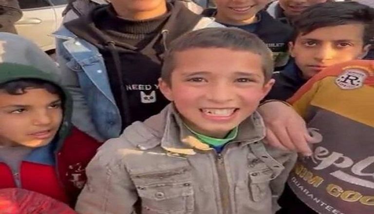 الطفل السوري يطلب لقاء كريستيانو 