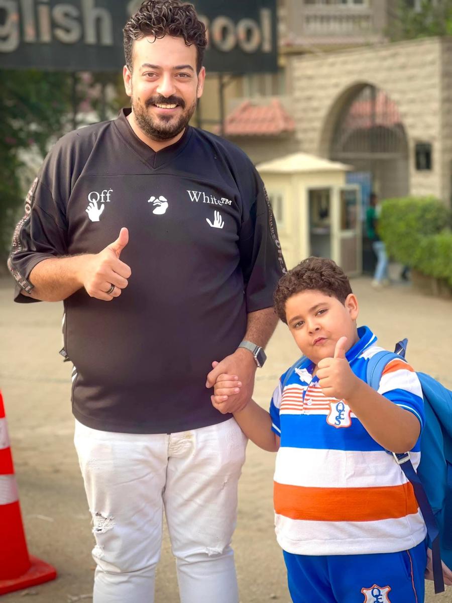 اسماعيل الليثي وابنه ضاضا 