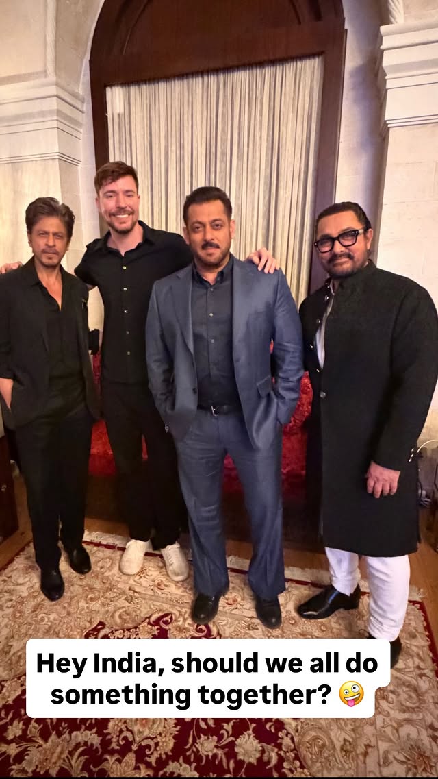 MrBeast - جيمي دونالدسون - شاروخان - سلمان خان - عامر خان - مستر بيست بوليوود - MrBeast Shah Rukh Khan - MrBeast Salman Khan - MrBeast Aamir Khan - Joy Forum 2025 - منتدى جوي الرياض - MrBeast India - Feastables India - بوليوود السعودية - Bollywood Riyadh - The Global Rise of Bollywood