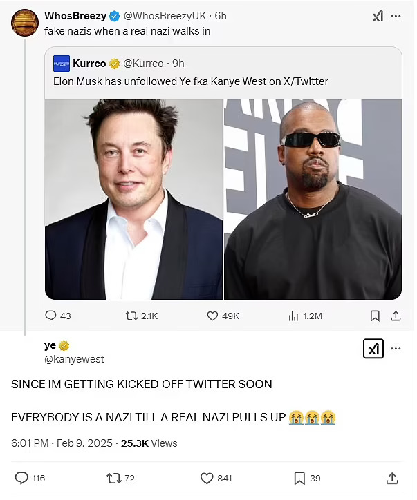  كاني ويست Kanye West و إيلون ماسك Elon Musk