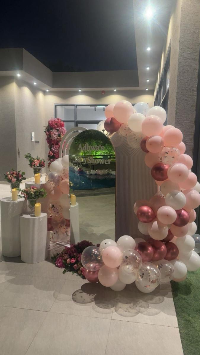 أضوى فهد - Adwa Fahad - حمزة التاجي - Hamza Al Taji - baby shower أضوى فهد - طفلة أضوى فهد - منتدى الأفلام السعودي - هيئة الأفلام - السينما السعودية - رؤية السعودية 2030 - الرياض