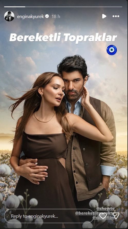 مسلسل الأراضي الخصبة - Engin Akyürek - Gülsim Ali - بوستر مسلسل الأراضي الخصبة - مسلسل تركي جديد - Bereketli Topraklar - مسلسل تركي 2025 - Belcim Bilgin - Show TV