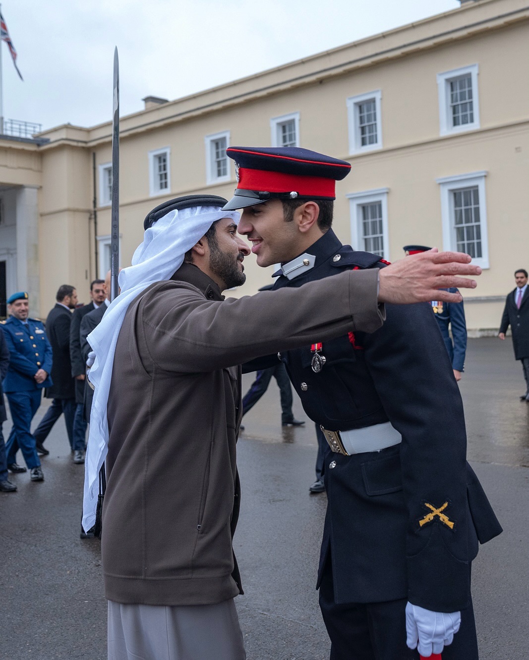 فزاع و محمد بن راشد بن محمد بن راشد آل مكتوم