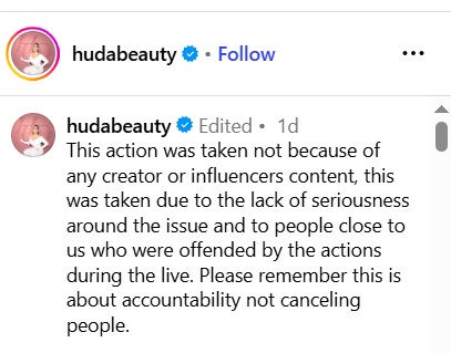 هدى مصطفى Huda Mustafa – هدى بيوتي Huda Beauty – أولاندريا كارثن Olandria Carthen – فضيحة Love Island USA – إنهاء شراكة هدى بيوتي – اعتذار هدى مصطفى – حملة Iconic Duo – منظمة NAACP – تصريحات عنصرية في البث المباشر – بيان هدى بيوتي الرسمي – فضيحة هدى مصطفى و هدى كاتان – جدل وسائل التواصل حول هدى بيوتي.