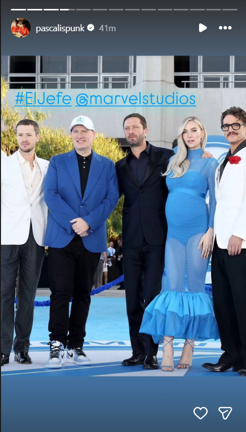 بيدرو باسكال Pedro Pascal - فانيسا كيربي Vanessa Kirby - جوزيف كوين Joseph Quinn - إيبون موس-باكراك Ebon Moss-Bachrach - The Fantastic Four - First Steps - Marvel Studios - كيفن فايغي Kevin Feige - فيلم فانتاستك فور الجديد - موعد عرض The Fantastic Four - Fantasticar - شخصيات Marvel - Julia Garner - Natasha Lyonne - Simu Liu - Niousha Noor - Dafne Keen Fernández - Yahya Abdul-Mateen II - Matt Shakman - Marvel Phase Six - Infinity War - Endgame - Civil War - Reed Richards - Sue Storm - Johnny Storm - Ben Grimm - H.E.R.B.I.E