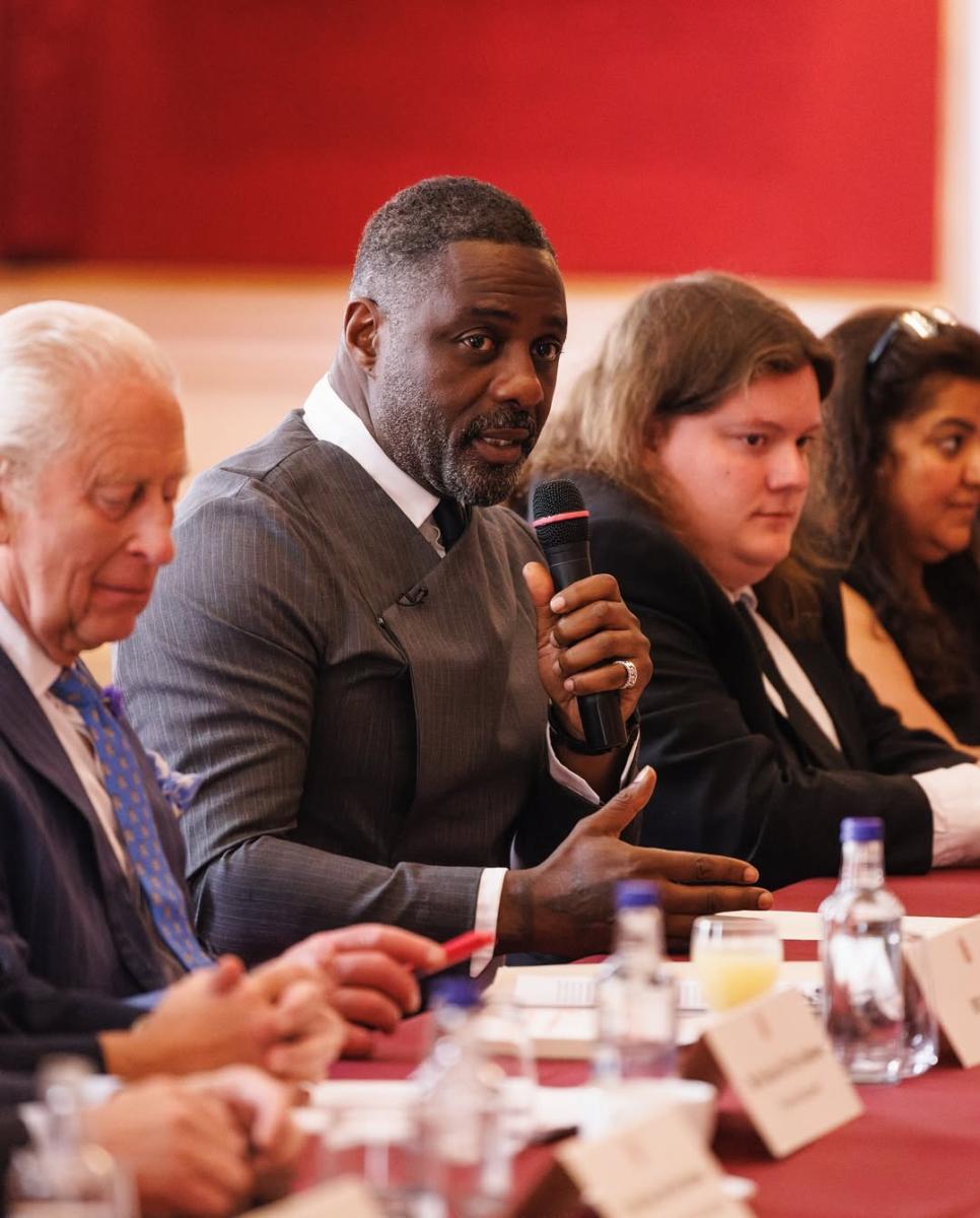  الملك تشارلز King Charles - إدريس إلبا Idris Elba - نتفليكس Netflix - The King’s Trust - The Prince’s Trust - كايل شو تولين Kyle Shaw Tullin - مايكل جيلروي Michael Gilroy - كير ستارمر Sir Keir Starmer - Youth Opportunities Summit - Don’t Stop Your Future - elbahopefoundation - dsyfofficial - قصر سانت جيمس St James’s Palace - جرائم الطعن في بريطانيا - مكافحة العنف ضد الشباب - دعم الملك للشباب - حملة إدريس إلبا ضد الطعن - فيلم وثائقي نتفليكس عن الملك - Netflix documentary King Charles - national knife crime summit September UK