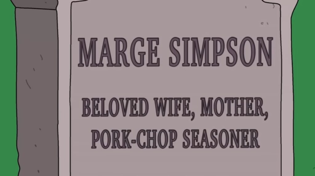 وفاة مارج ذا سيمبسون - نهاية الموسم 36 ذا سيمبسون - Marge death The Simpsons - Bart Lisa Maggie Marge funeral - Simpsons season 36 finale shock - Simpsons season 40 renewed by Fox - Ringo Starr Simpsons cameo - Marge Heaven scene Simpsons - Simpsons Estranger Things episode - Simpsons timeline Marge dies - Simpsons Marge will video - Simpsons Springfield characters funeral - Simpsons shocking ending season 36