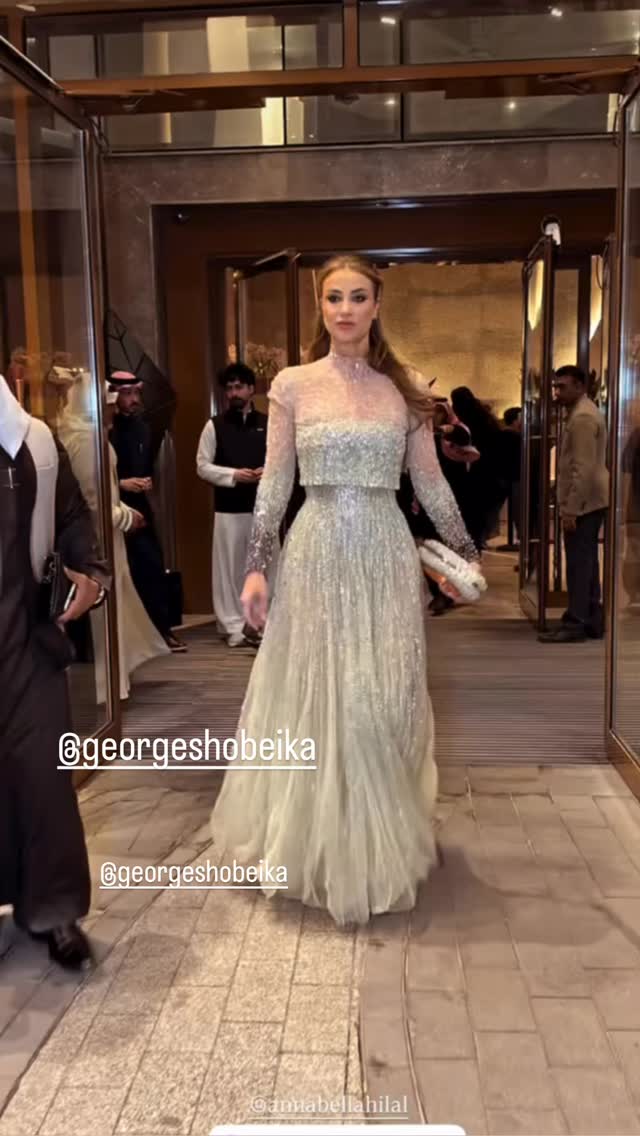 أنابيلا هلال بفستان جورج حبيقة