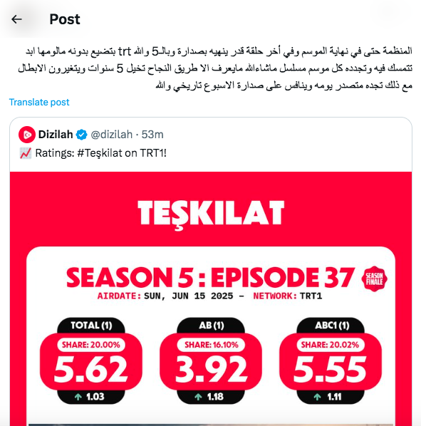 مسلسل المنظمة الحلقة 148 والأخيرة – Teşkilat