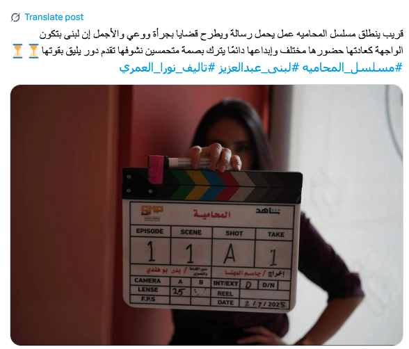 مسلسل المحامية