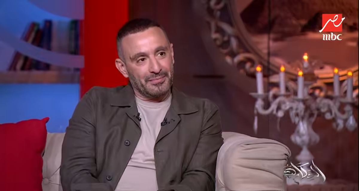 أحمد السقا خلال استضافته ببرنامج الحكاية