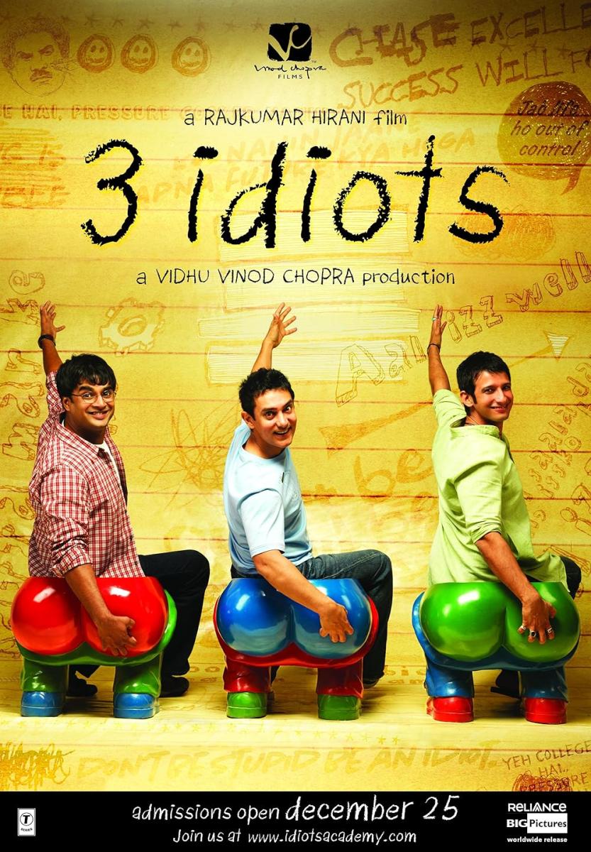 8 نجوم بوليوود - شاروخان -  فيلم 3 Idiots