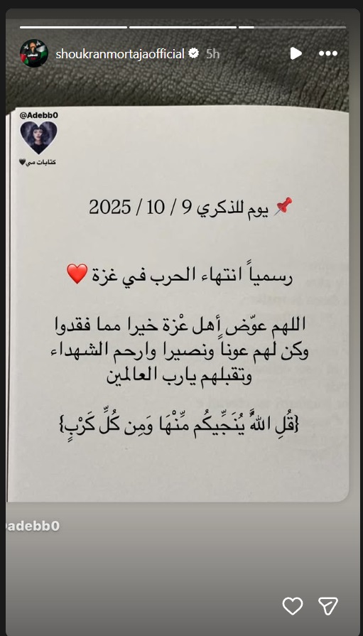 النجوم يتفاعلون مع غزة - وقف إطلاق النار في غزة - لويس هاميلتون فلسطين - راغب علامة غزة - يارا غزّة العزة - نسرين طافش محمود درويش - ساينت ليفانت فلسطين