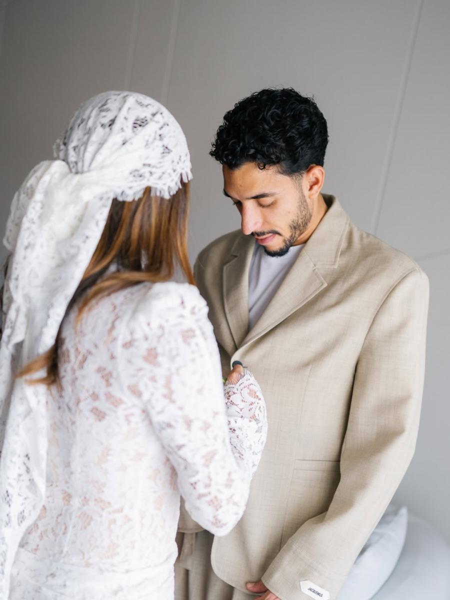 عمر مرموش - Omar Marmoush engagement - جيلان الجباس Jailan El Gabbas - خطوبة مرموش - زوجة عمر مرموش - جولي مرموش - أخبار كرة القدم المصرية - لاعب منتخب مصر - Bundesliga news - Egyptian football star