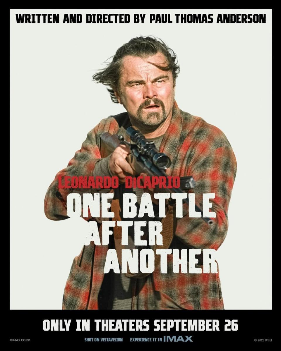 ليوناردو دي كابريو Leonardo DiCaprio - بول توماس أندرسون Paul Thomas Anderson - One Battle After Another - فيلم جديد ليوناردو دي كابريو - هوليوود Hollywood - TCL Chinese Theatre - The Big Lebowski - جيف بريدجز Jeff Bridges - بينيسيو ديل تورو Benicio Del Toro - شون بن Sean Penn - ريجينا هول Regina Hall - تيانا تايلور Teyana Taylor