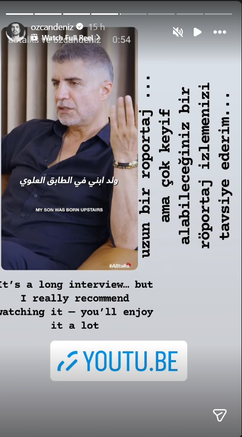أوزجان دينيز - Özcan Deniz - إركان دينيز - Ercan Deniz - فيزا أكتان - Feyza Aktan - كوزاي - Kuzey - AB Talks - مقابلة أوزجان دينيز - أخبار المشاهير تركيا - فضائح المشاهير - أسرار الفن التركي - تصريحات قانونية مشاهير - Instagram أوزجان دينيز - أخبار الفن التركية - تركيا - أخبار العائلات الفنية