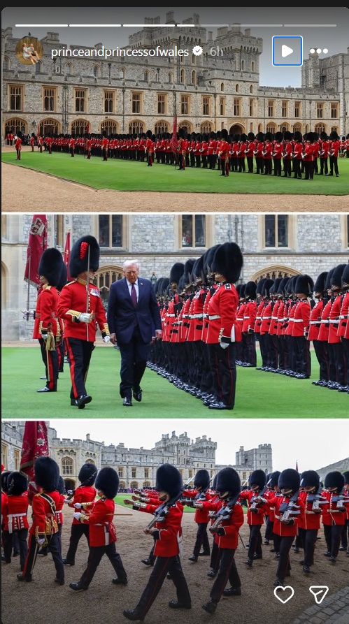 دونالد ترامب Donald Trump - ميلانيا ترامب Melania Trump - الملك تشارلز King Charles - الملكة كاميلا Queen Camilla - الأمير ويليام Prince William - الأميرة كيت ميدلتون Kate Middleton - كيت ميدلتون - مايكل بولس Michael Boulos - تيفاني ترامب Tiffany Trump - ماركو روبيو Marco Rubio - كير ستارمر Keir Starmer - قلعة وندسور Windsor Castle - وندسور - العائلة الملكية البريطانية - مأدبة ملكية - زيارة رسمية ترامب - كيت ميدلتون ترامب - مأدبة عشاء ملكية
