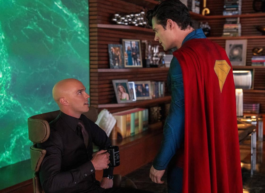 سوبرمان الجديد - Superman 2025 - James Gunn - فيلم سوبرمان الجديد - Lex Luthor Nicholas Hoult - David Corenswet Superman - Rachel Brosnahan Lois Lane - Bassem Youssef Superman - Gaza war film reference - Superman Gaza Israel - Superman political controversy - Lex Luthor Donald Trump - Zlatko Burić Benjamin Netanyahu - Superman Gaza symbolism - Superman Boravia Jarhanpur - فيلم سوبرمان والصراع الفلسطيني - Superman new movie Israel Palestine - Gaza war pop culture - James Gunn Superman Gaza