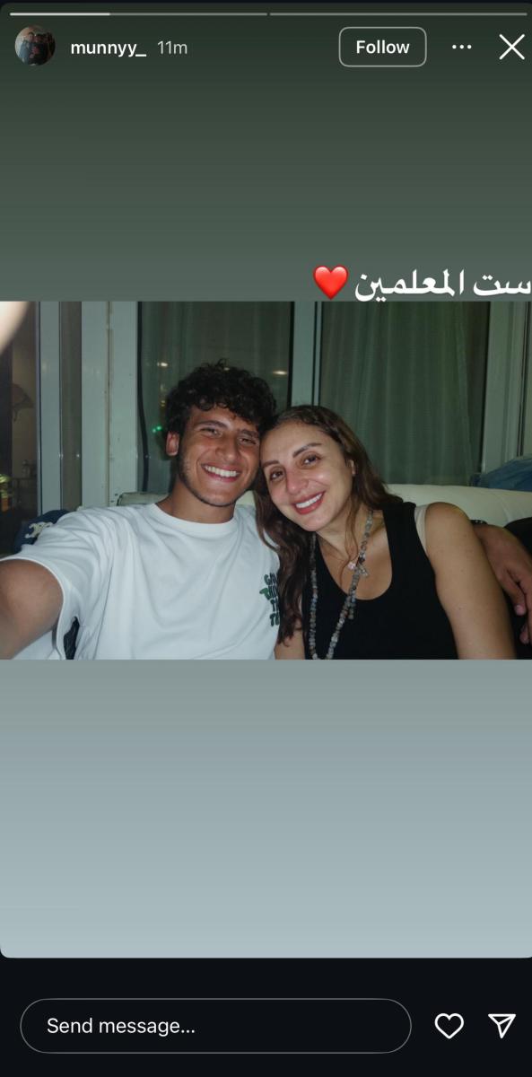 أنغام في أول ظهور عائلي مع أبنائها عبد الرحمن وعمر