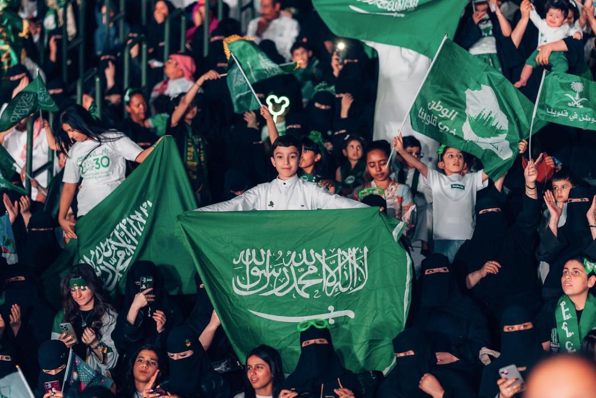 ديانا حداد تتألق في الجوف باحتفالات اليوم الوطني السعودي 95