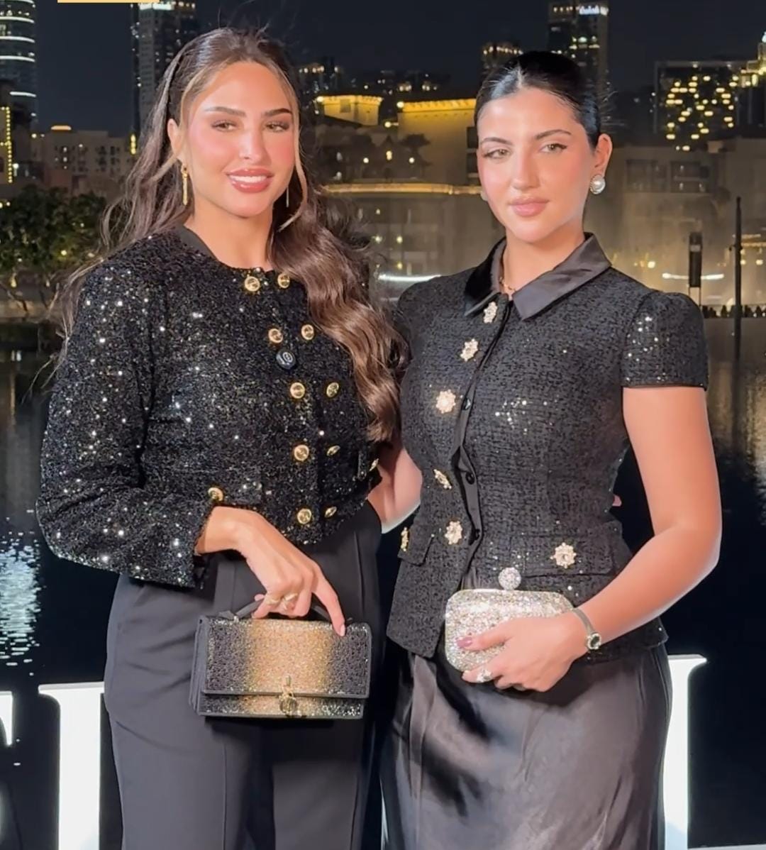 فوز الفهد ودنيا بومبا من دار أحمد المغربي للعطور 