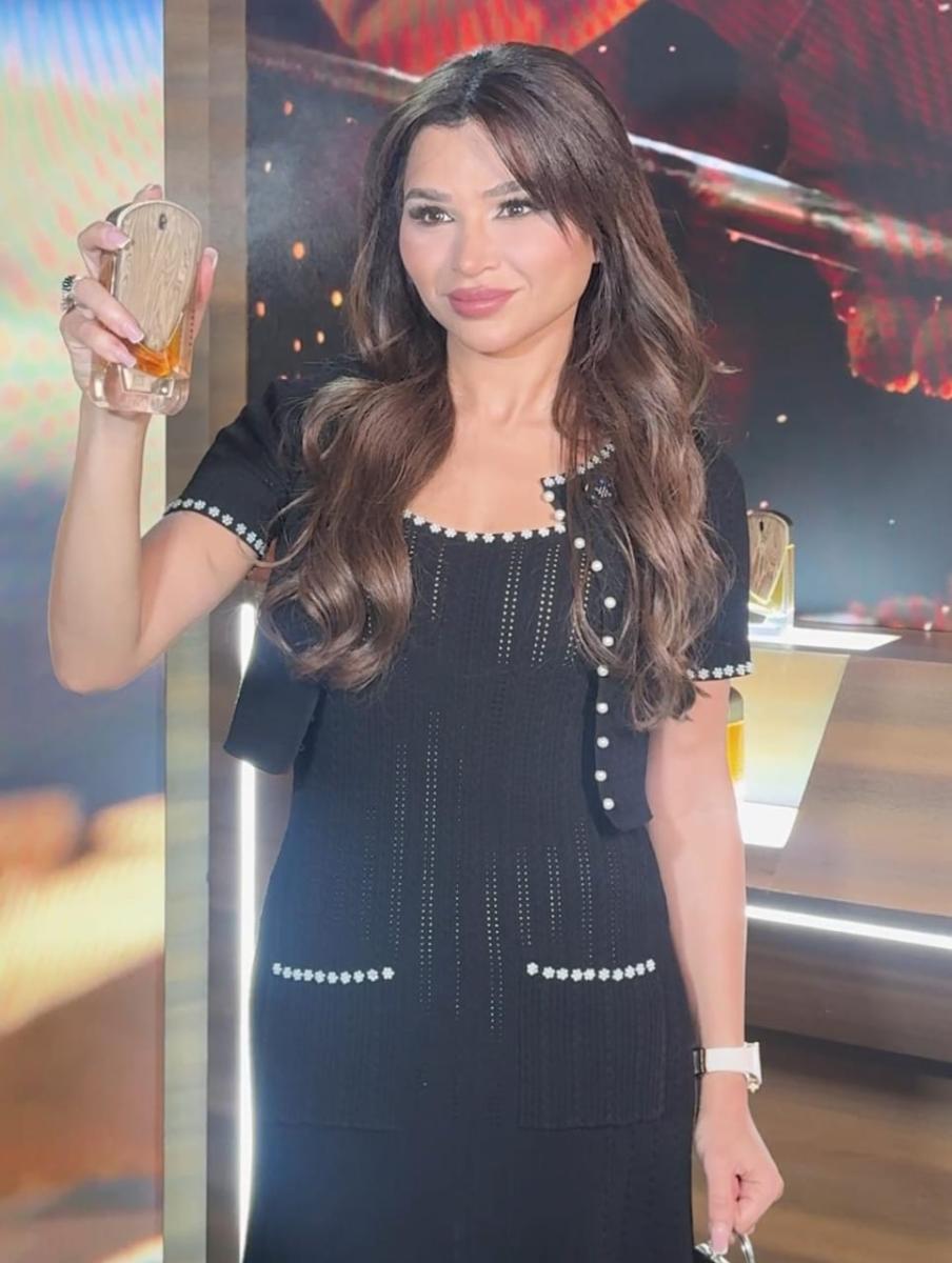 نهى نبيل من حفل دار أحمد المغربي للعطور 