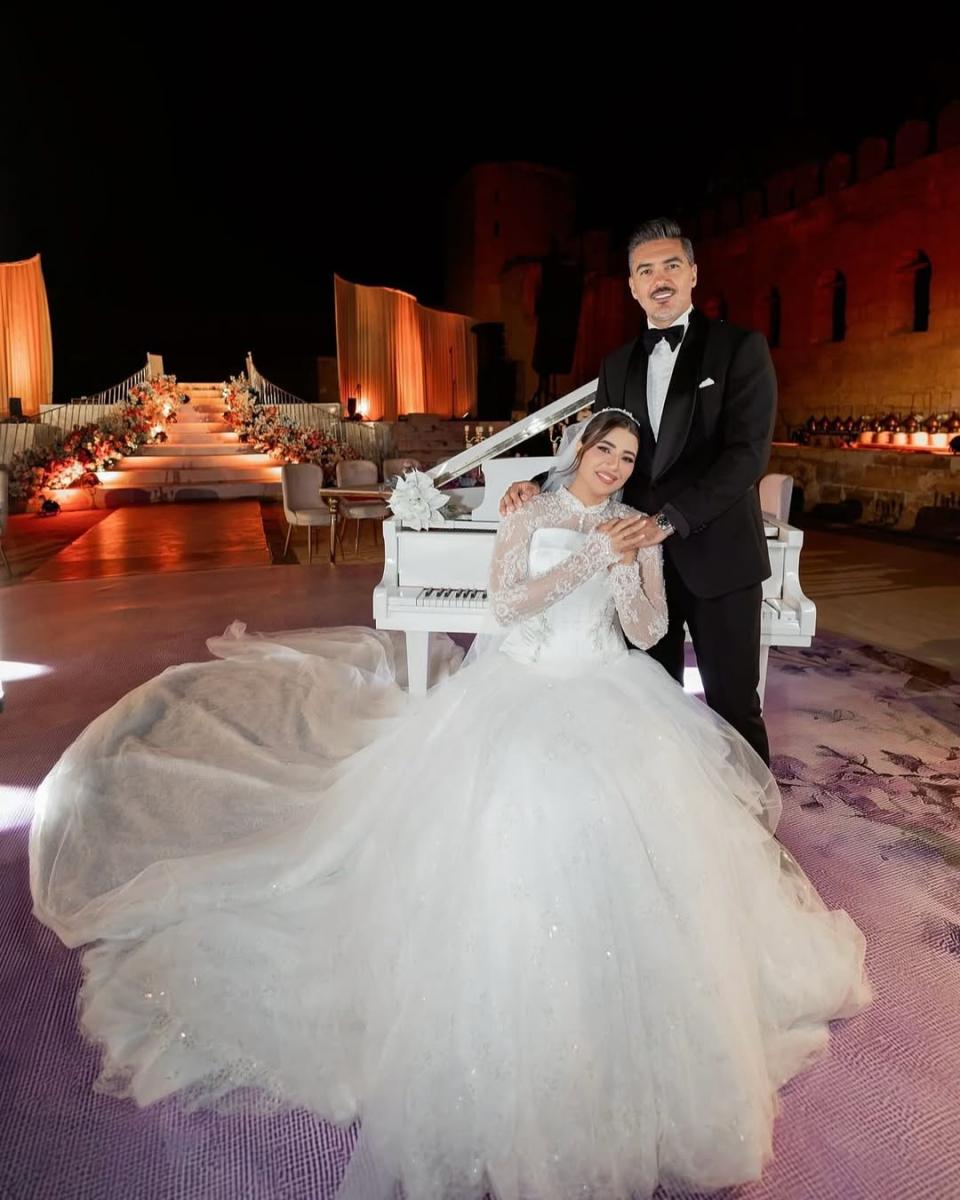 حفل زفاف هايدي موسى ومحمد غنيم.. ET بالعربي يلتقي العرسان