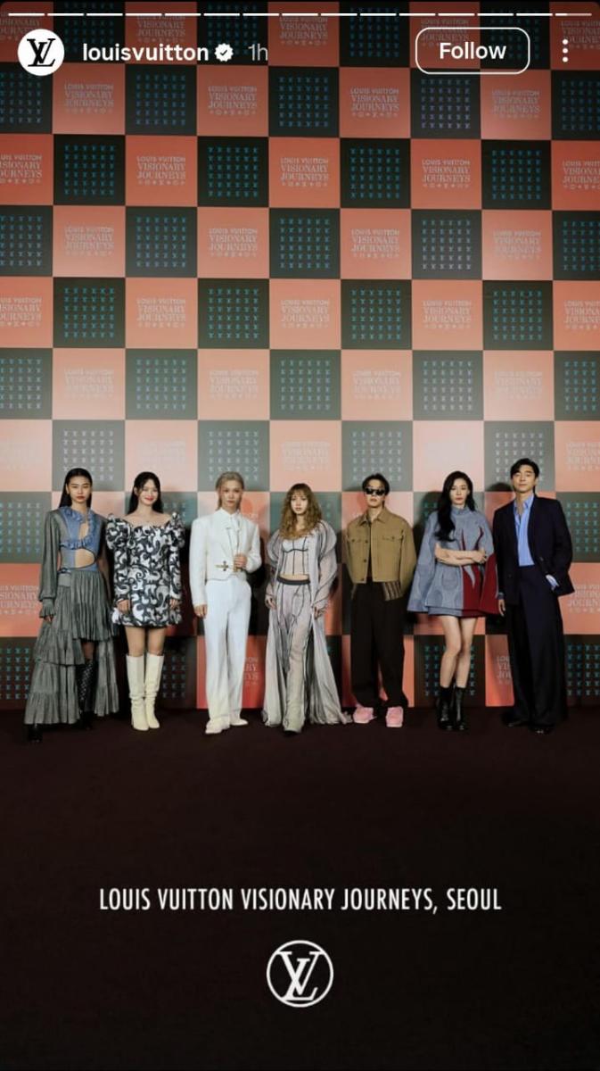 ليسا BLACKPINK Lisa - جيهوب BTS J-Hope - فيليكس Stray Kids Felix - تفاعل ليسا وجيهوب - لويس فويتون Louis Vuitton Seoul - Kpop Red Carpet - BLACKPINK DEADLINE Tour - BTS new album March release - Stray Kids viral moment - Lisa J-Hope Felix dance clip - Seoul fashion photocall - Shinsegae Department Store Jung-gu - Gong Yoo Jun Ji Hyun Jeong Ho Yeon Shin Min Ah Won Ji An