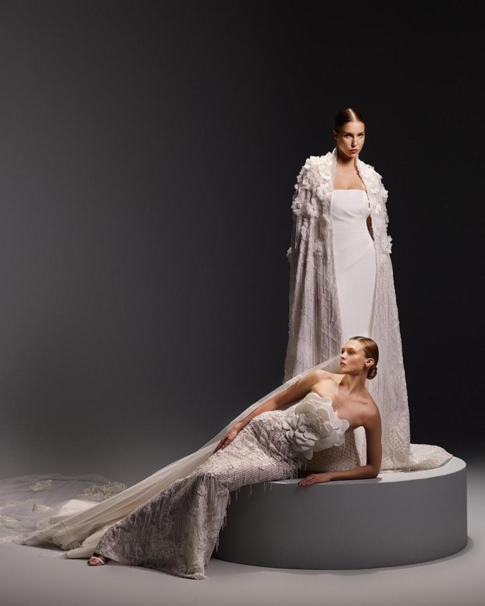 نجا سعادة يطلق مجموعة فساتين زفاف 2026 بعنوان Eternal Vow