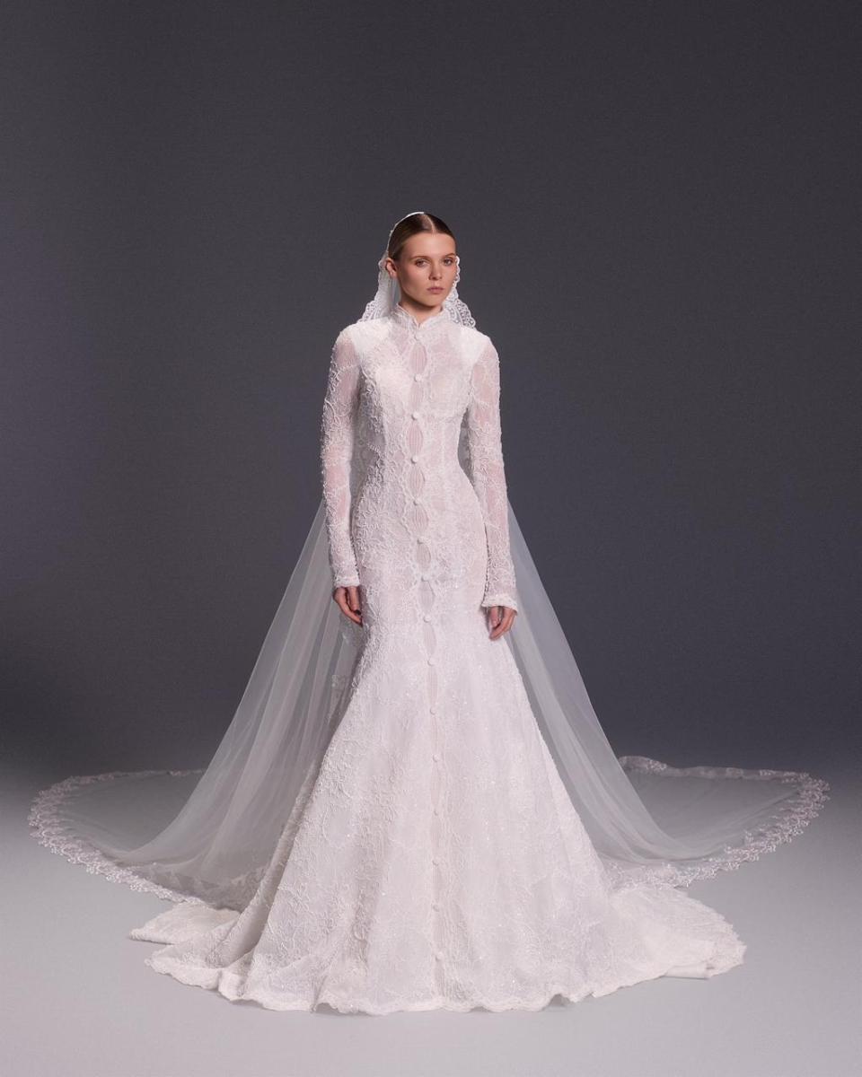 نجا سعادة يطلق مجموعة فساتين زفاف 2026 بعنوان Eternal Vow