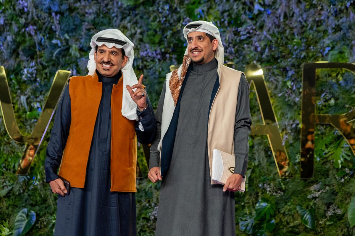 عبدالله السدحان وابنه نواف 