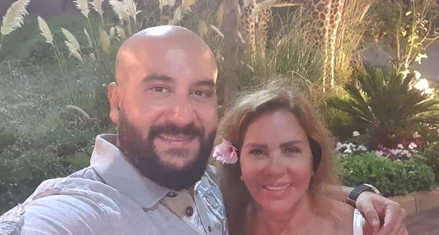 سلمى المصري وابنها هاني غنام