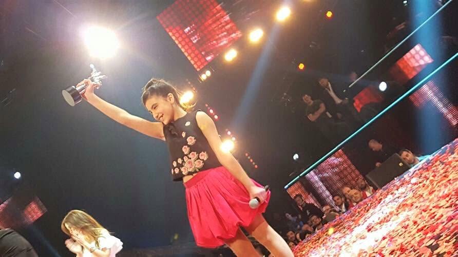 لين الحايك، Leen Hayek، ذا فويس كيدز، The Voice Kids، لين الحايك ذا فويس كيدز، لمى قيس، الشامي، رامي صبري، داليا مبارك، لجنة تحكيم ذا فويس كيدز، الفائزة بذا فويس كيدز، أخبار لين الحايك، ET بالعربي