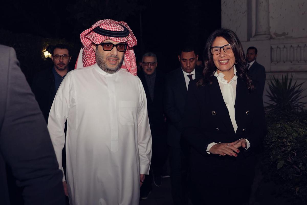 تركي آل الشيخ ووزيرة الثقافة