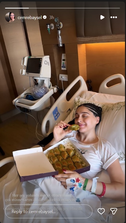 جيمري بايسال، Cemre Baysel، عملية جيمري بايسال، جيمري بايسال بعد العملية، جيمري بايسال المستشفى، جيمري بايسال إنستغرام، مسلسل الورود والخطايا، Güller ve Günahlar، مراد يلدريم، Murat Yıldırım، أخبار جيمري بايسال، مشاهير تركيا، نجوم تركيا، الحالة الصحية لجيمري بايسال