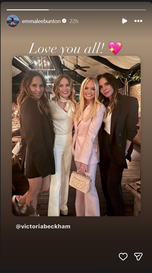 إيما بانتون Emma Bunton - سبايس غيرلز Spice Girls - فيكتوريا بيكهام Victoria Beckham - ميلاني سي Melanie C - غيري هاليويل Geri Halliwell - ميلاني براون Melanie Brown - ديفيد بيكهام David Beckham - عيد ميلاد إيما بانتون الخمسين - احتفال سبايس غيرلز في إنجلترا - أخبار Spice Girls - Baby Spice - Posh Spice - Ginger Spice - Sporty Spice
