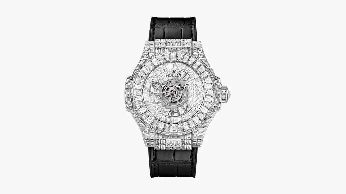 ساعة&nbsp;Hublot Big Bang Tourbillon Impact High Jewelry