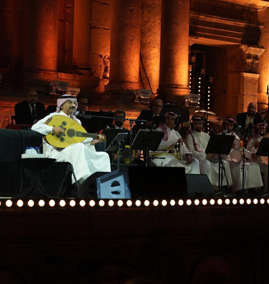 عبادي الجوهر، Abadi Al-Johar، مهرجان جرش، Jerash Festival، مهرجان جرش 2026، المسرح الجنوبي، الأردن، عمّان، من عذابي، عيونك آخر آمالي، الوقت يمر، حفلات جرش، أخبار عبادي الجوهر، حفلات الأردن