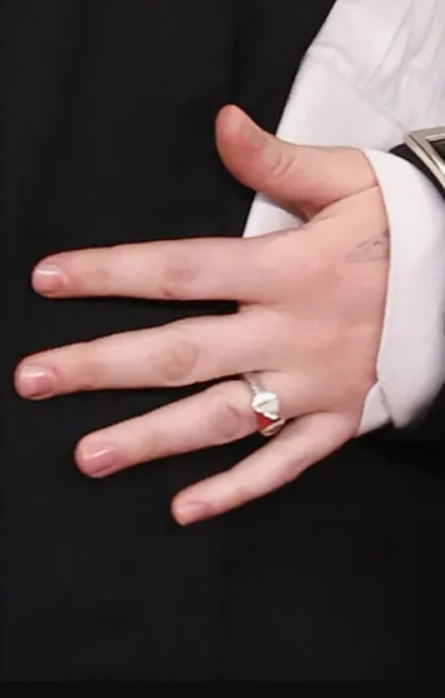 بيلي إيليش Billie Eilish - نات وولف Nat Wolff - شائعة خطوبة بيلي إيليش - خاتم بيلي إيليش في الغرامي - Grammy Awards 2026 - Song of the Year Wildflower - Finneas O'Connell - Alex Wolff - علاقة بيلي إيليش ونات وولف - Hollywood celebrity engagement rumors