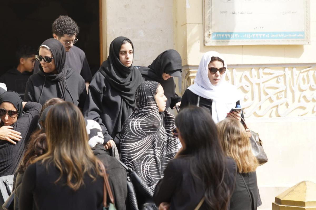 جنازة والدة ريم مصطفى
