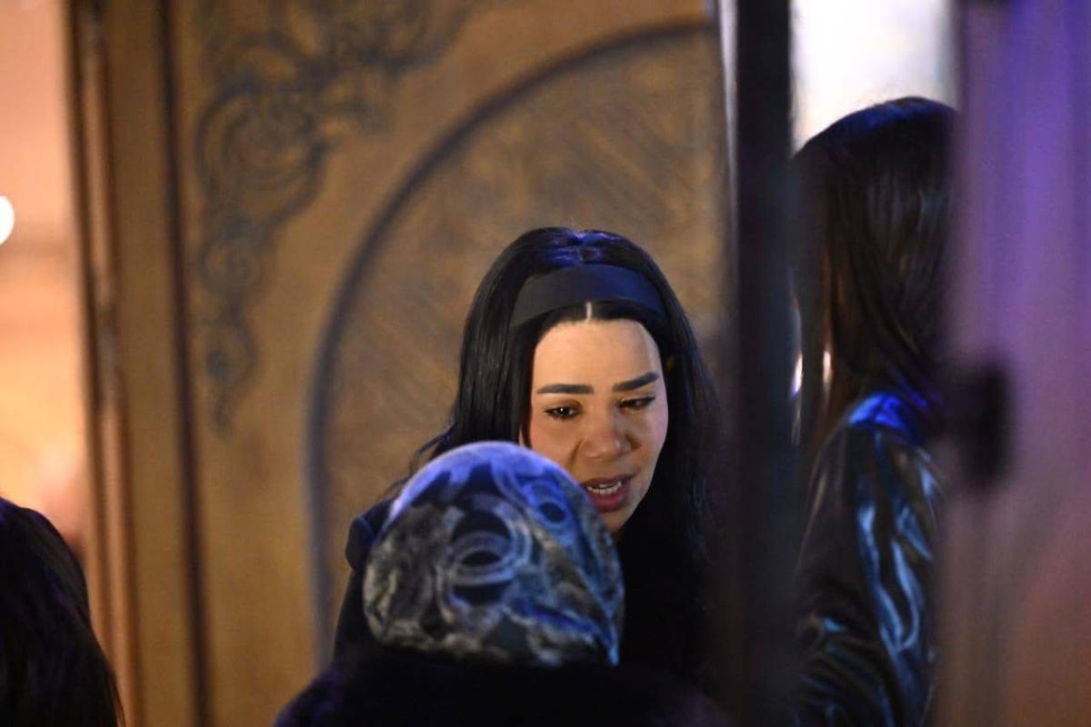 عزاء والد مي عمر