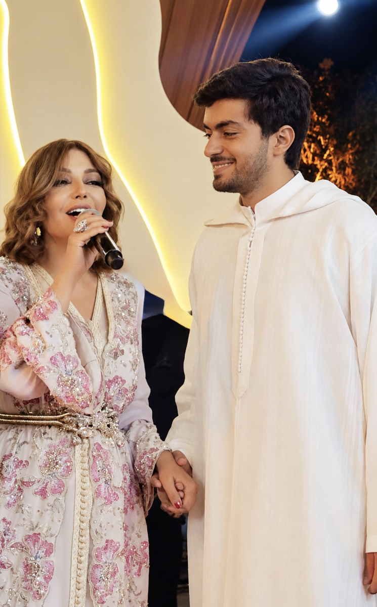 سميرة سعيد وابنها