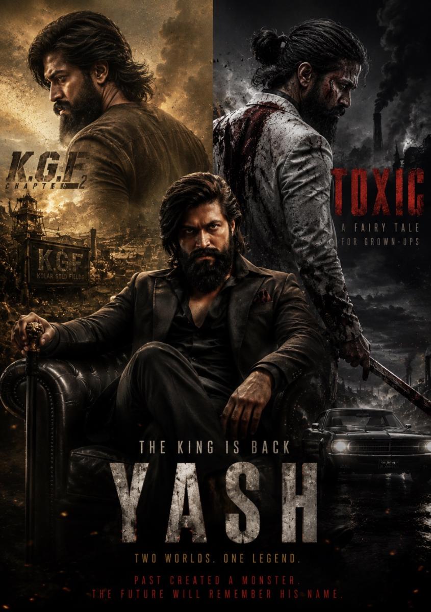 ياش بين KGF وToxic.. عودة إلى السينمات بعد أكثر من أربع سنوات، وهذه المرة وسط أرقام قوية وجدَل واسع.