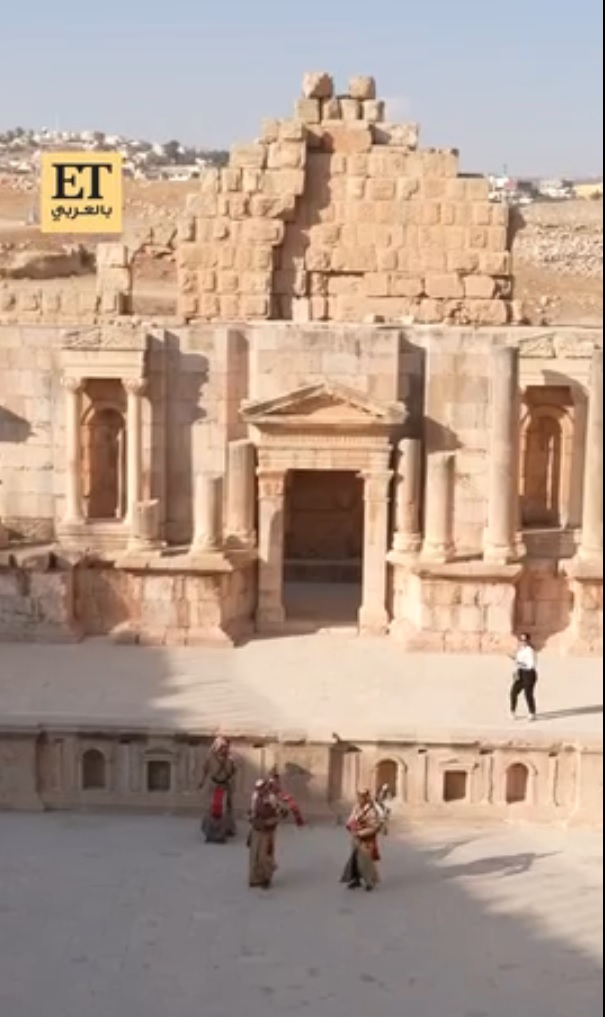 أندريا طايع، Andrea Tayeh، ندى عقيقي، Nada Akiki، مهرجان جرش، جرش الأردن، مدينة جرش، المدرج الجنوبي في جرش، المدرج الروماني، تجربة الصدى في جرش، آثار جرش، السياحة في الأردن، مهرجان جرش 2026، ET بالعربي.
