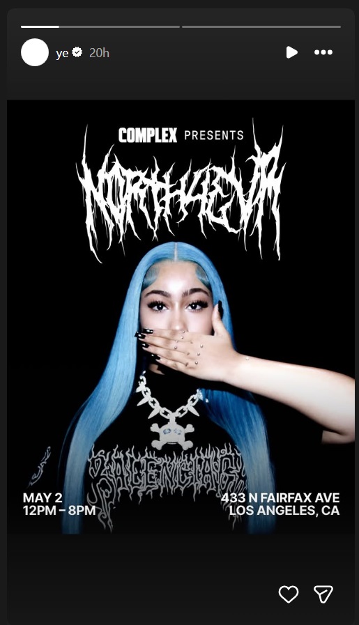 نورث ويست North West - كيم كارداشيان Kim Kardashian - كانييه ويست Kanye West - N0rth4evr EP - عائلة كارداشيان Jenner Kardashian family - Summer Smash Chicago - Lyrical Lemonade festival - Playboi Carti - Lil Uzi Vert - Skrillex - Sexyy Red - Chief Keef - FKA Twigs Eusexua - Lil Novi justswagup - skaiwater wonderful - SoFi Stadium concert Kanye West - North West music debut EP - celebrity kids music career - Kardashian news music release