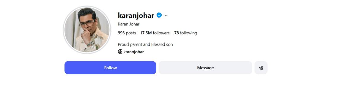 كاران جوهر - Karan Johar - شاه روخ خان Shah Rukh Khan - عليا بهات Alia Bhatt - كارينا كابور Kareena Kapoor Khan - بريانكا شوبرا Priyanka Chopra - بوليوود Bollywood - إنستغرام Instagram - مانيش مالهوترا Manish Malhotra - كارتيك آريان Kartik Aaryan - أنانيا بانداي Ananya Panday - Dharma Productions - أخبار بوليوود - مشاهير بوليوود - Karan Johar Instagram - Karan Johar unfollowed Shah Rukh Khan - Bollywood celebrity news - Naagzilla - Student Of The Year
