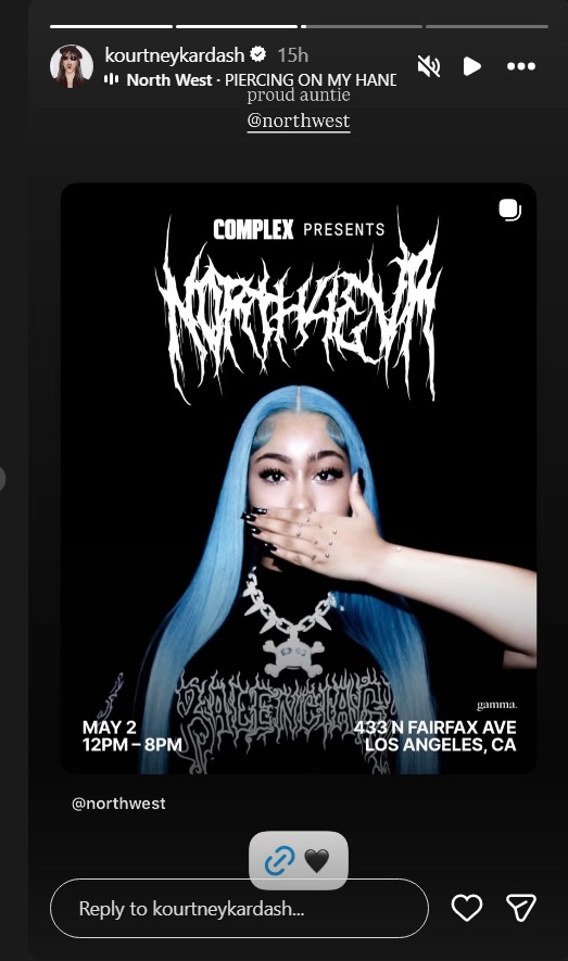 نورث ويست North West - كيم كارداشيان Kim Kardashian - كانييه ويست Kanye West - N0rth4evr EP - عائلة كارداشيان Jenner Kardashian family - Summer Smash Chicago - Lyrical Lemonade festival - Playboi Carti - Lil Uzi Vert - Skrillex - Sexyy Red - Chief Keef - FKA Twigs Eusexua - Lil Novi justswagup - skaiwater wonderful - SoFi Stadium concert Kanye West - North West music debut EP - celebrity kids music career - Kardashian news music release