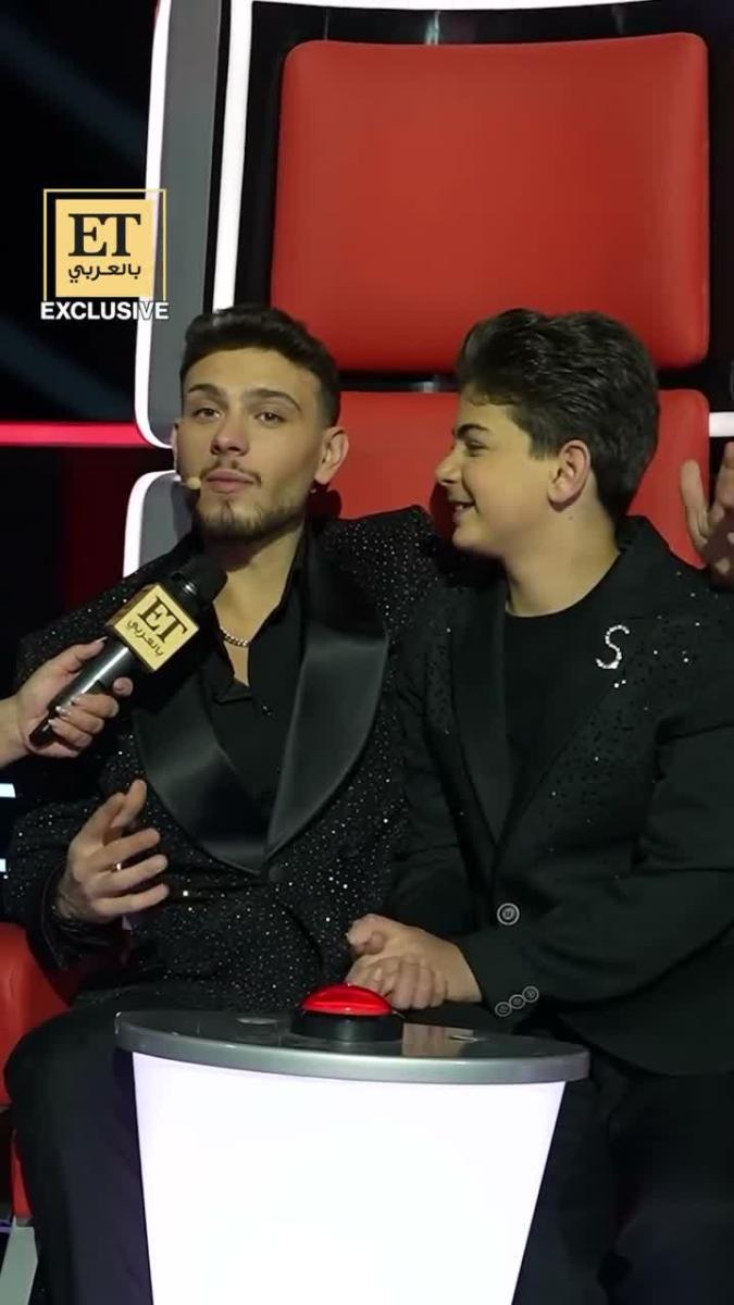 الشامي، ساري الصليبي، The Voice Kids، ذا فويس كيدز، الشامي وساري الصليبي، ET بالعربي، ندى عقيقي، فريق الشامي، ساري الصليبي ذا فويس كيدز، مفاجأة الشامي لساري، مقابلة الشامي، كواليس The Voice Kids، برنامج The Voice Kids