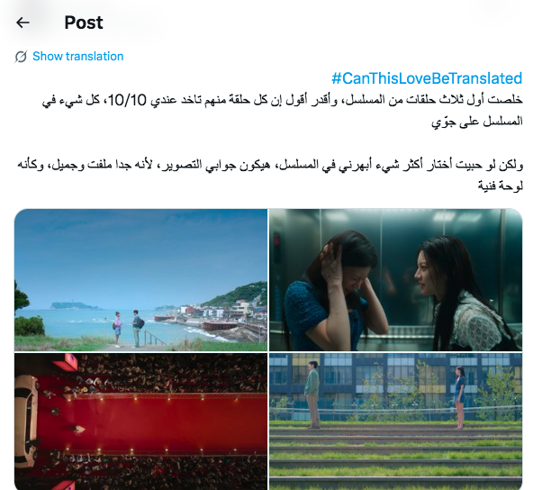 مسلسل هل يمكن ترجمة هذا الحب - Can This Love Be Translated